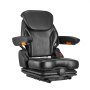 VEVOR Universal Forklift Seat 540x600x670 mm, Spring-Loaded Tractor Seat, Towing Seat, Forklift Seat, Safe Folding Seat, Lawn Mower Seat for Compact Loaders, Bulldozers