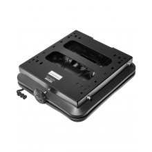 VEVOR Kit di Sospensione del Sedile con Binario Scorrevole, Sospensione Universale del Sedile ad Aria con Copertura Antipolvere, Regolabile da 150 mm Avanti a Indietro, per Carrello Elevatore, Nero