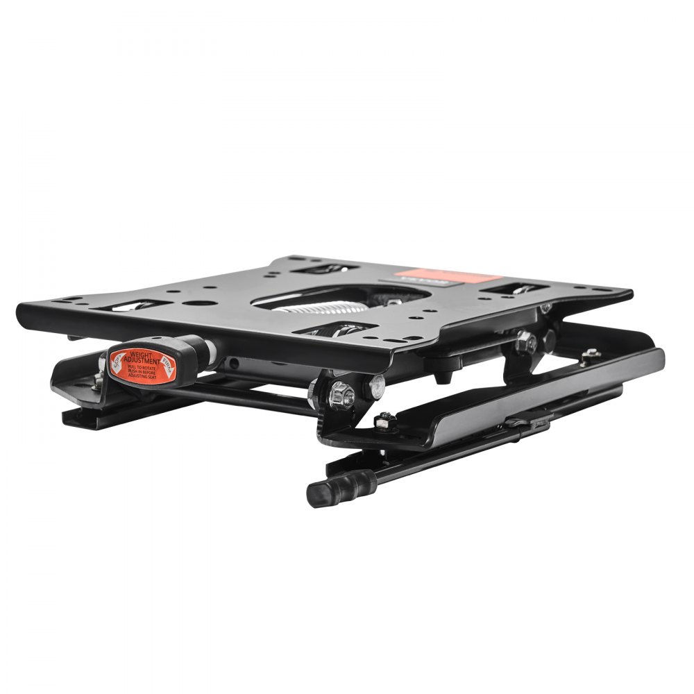 VEVOR Kit di Sospensione del Sedile con Binario Scorrevole, Sospensione Universale del Sedile ad Aria per Tosaerba a Raggio di Sterzata Zero, Regolabile 150 mm Avanti a Indietro, per Bulldozer, Nero
