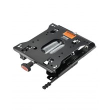 VEVOR Kit di Sospensione del Sedile con Binario Scorrevole, Sospensione Universale del Sedile ad Aria per Tosaerba a Raggio di Sterzata Zero, Regolabile 150 mm Avanti a Indietro, per Bulldozer, Nero