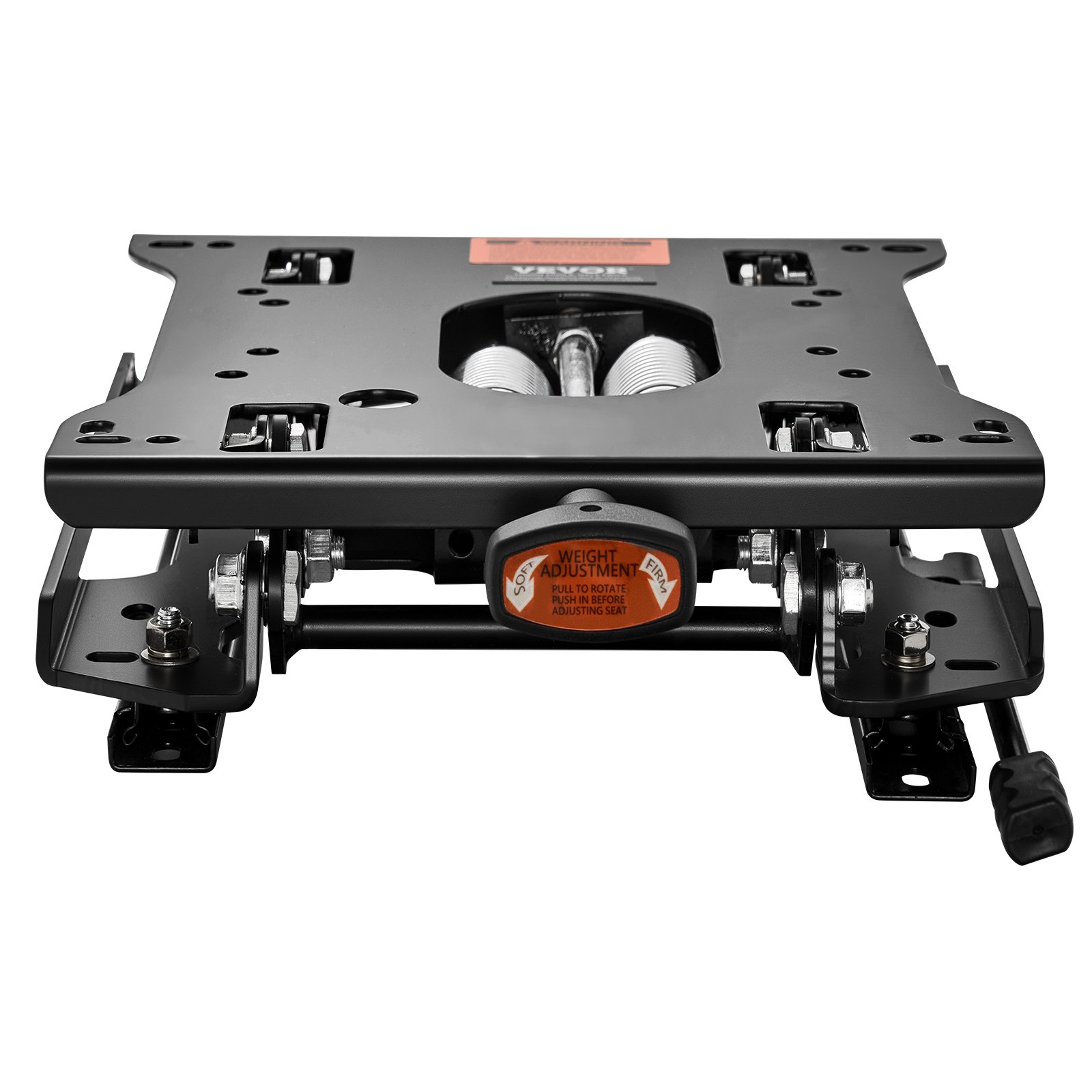 VEVOR Kit di Sospensione del Sedile con Binario Scorrevole, Sospensione Universale del Sedile ad Aria per Tosaerba a Raggio di Sterzata Zero, Regolabile 150 mm Avanti a Indietro, per Bulldozer, Nero