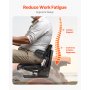 VEVOR Sedile Universale per Carrello Elevatore con Microinterruttore, Sedile con Sospensione Impermeabile per Trattore, Schienale Regolabile, Poggiatesta e Cintura di Sicurezza, per Minipale, Tosaerba