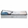 VEVOR Contenitore Sottoletto con Coperchi Trasparenti, 850 x 430 x 120 mm, Organizzatore Portaoggetti Sottoletto, Contenitori per Vestiti, Scarpe, Coperte, Confezione da 2, 45 Litri a Basso Profilo