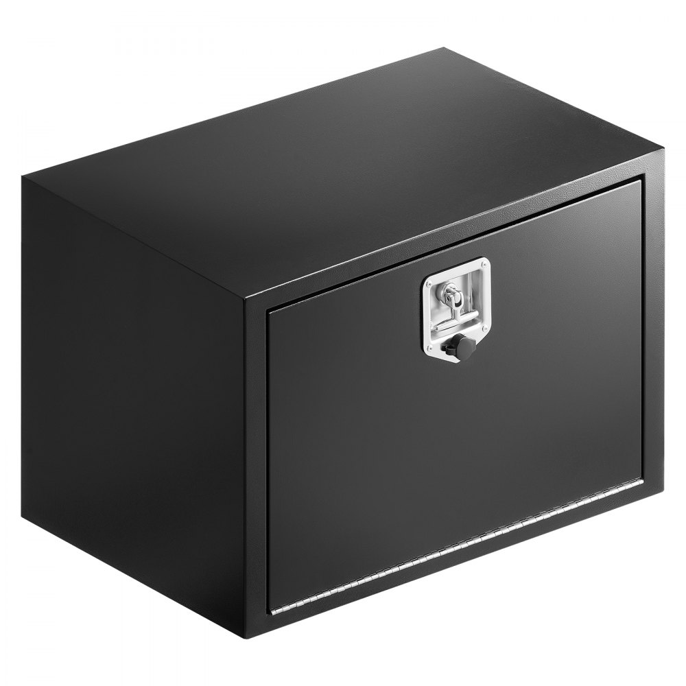 VEVOR Cassetta Porta Attrezzi Sottopianale per Camion Rimorchio Furgone, Cassapanca Portaoggetti Sotto il Pianale 762 x 457 x 457 mm in Acciaio Carico max 40 kg, Cassetta per Attrezzi Sottopianale