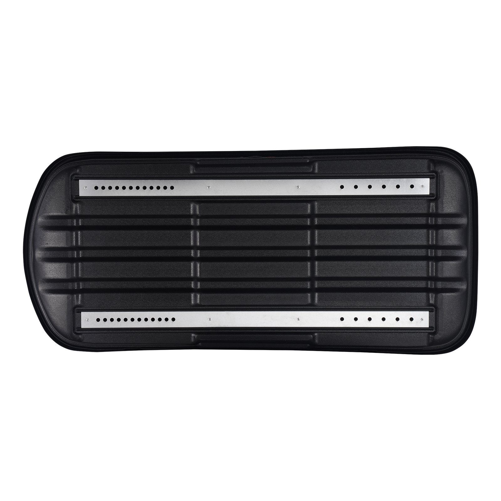 VEVOR Portapacchi da Tetto, Box da Tetto da 370 L Cubi in ABS, con Apertura su Due Lati e 2 Cinghie Rinforzate, Aerodinamico, Adatto alla Maggior Barre Trasversali, per Auto, Wagon, SUV, Nero