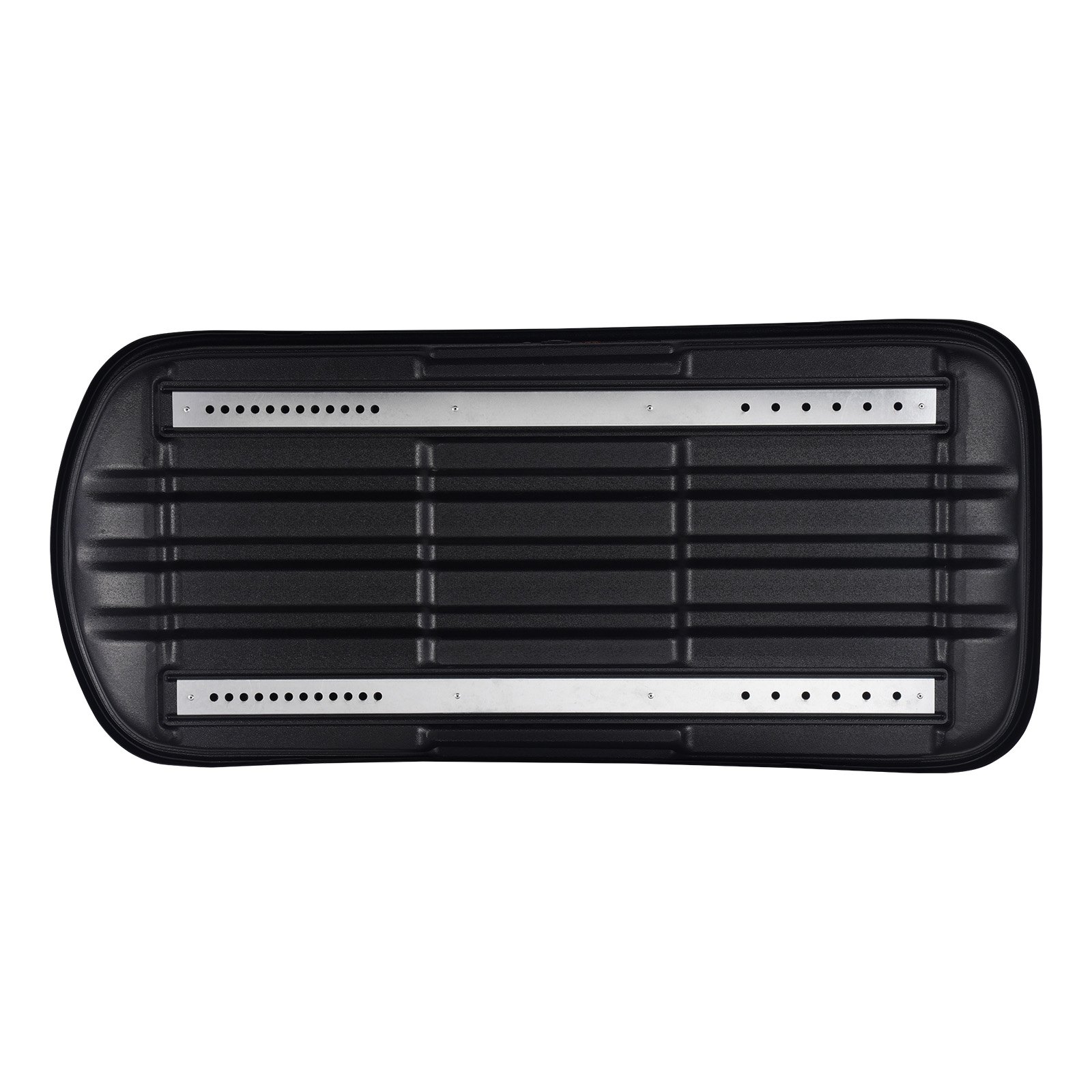 VEVOR Car Roof Box, Roof Luggage Box, Storage Box 220 L, ABS Hard Shell Roof Rack Storage Box with Dual-Sided Opening and 2 Reinforced Straps, Luggage Storage Box for SUVs, Black