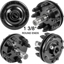 Limitatore a Dischi di Attrito, 1-3/8" 900 nm Limitatore a Disco di Attrito Adattabile per Alberi di Scorrimento, Limitatore a Frizione Gamma Regolazione 20-55 CV per Albero della Presa di Forza