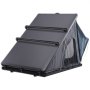 VEVOR Roof Tent with Hard Shell, Car Tent for Camping for 2-3 People, Hard Shell Roof Tent with Adjustable Telescopic Ladder, Thick Mattress, Waterproof and Windproof for Jeep, SUV, Van, Pickup, Triangular, Black