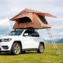 VEVOR Tenda da Tetto Rigida, Tenda da Tetto Naturnest Rigida per 2-3 Persone, Tenda da Tetto Rigida Pieghevole con Scala Telescopica e Materasso, Copertura, Impermeabile per Jeep SUV Van Pickup Truck