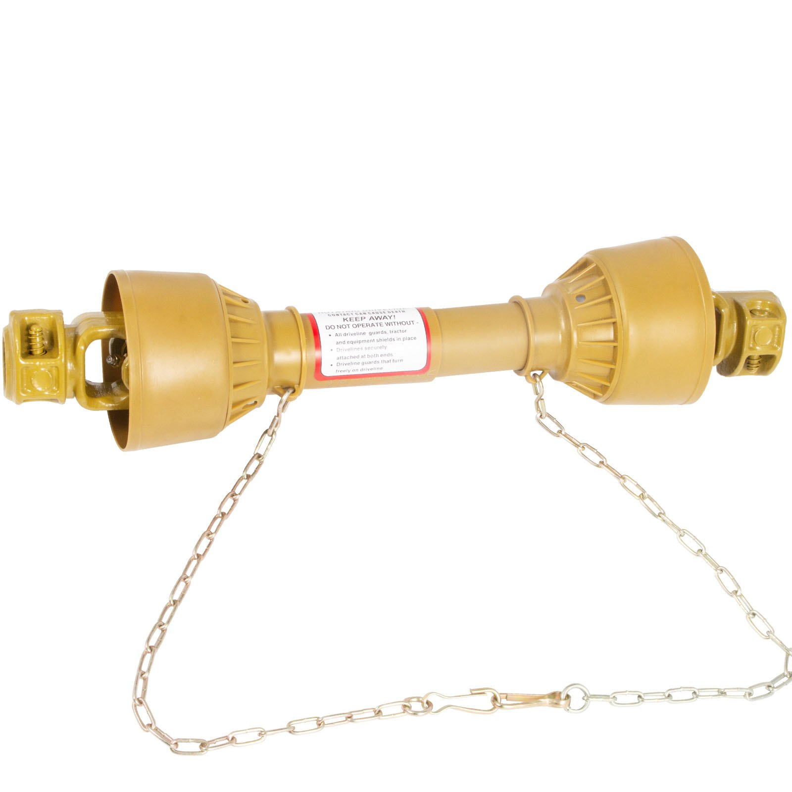 Vevor Albero Cardanico Giunto Trattore 1-3/8"x6 Scanalature T1 500-600mm Giallo