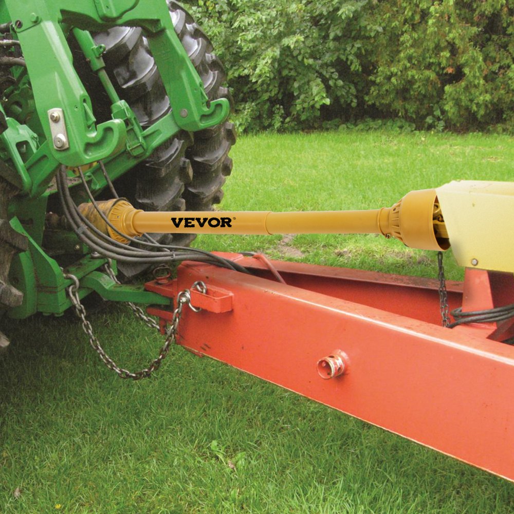 Vevor Albero Cardanico Giunto Trattore 1-3/8"x6 Scanalature T4 120-170cm Giallo