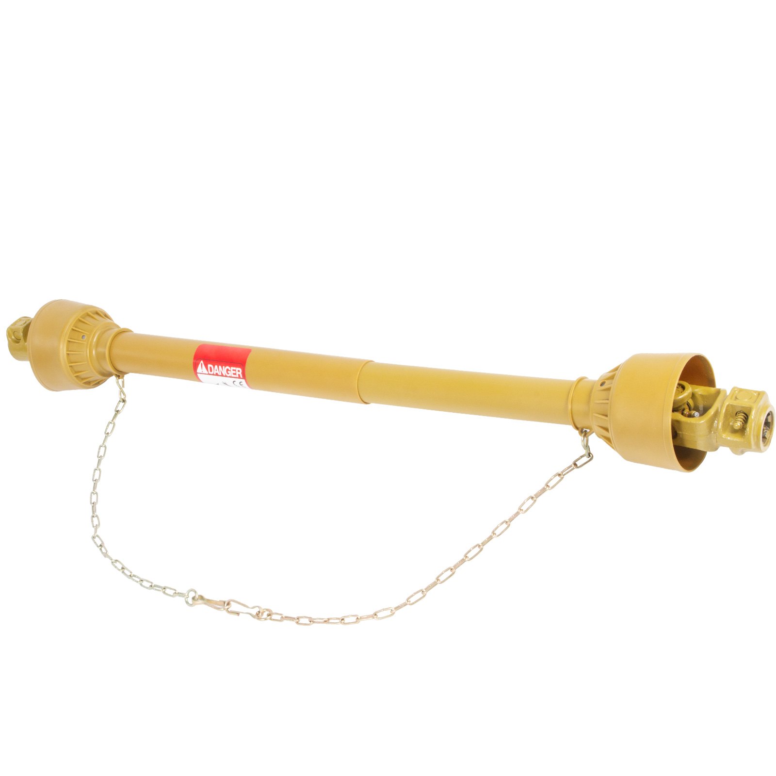 Vevor Albero Cardanico Giunto Trattore 1-3/8"x6 Scanalature T6 100-135cm Giallo