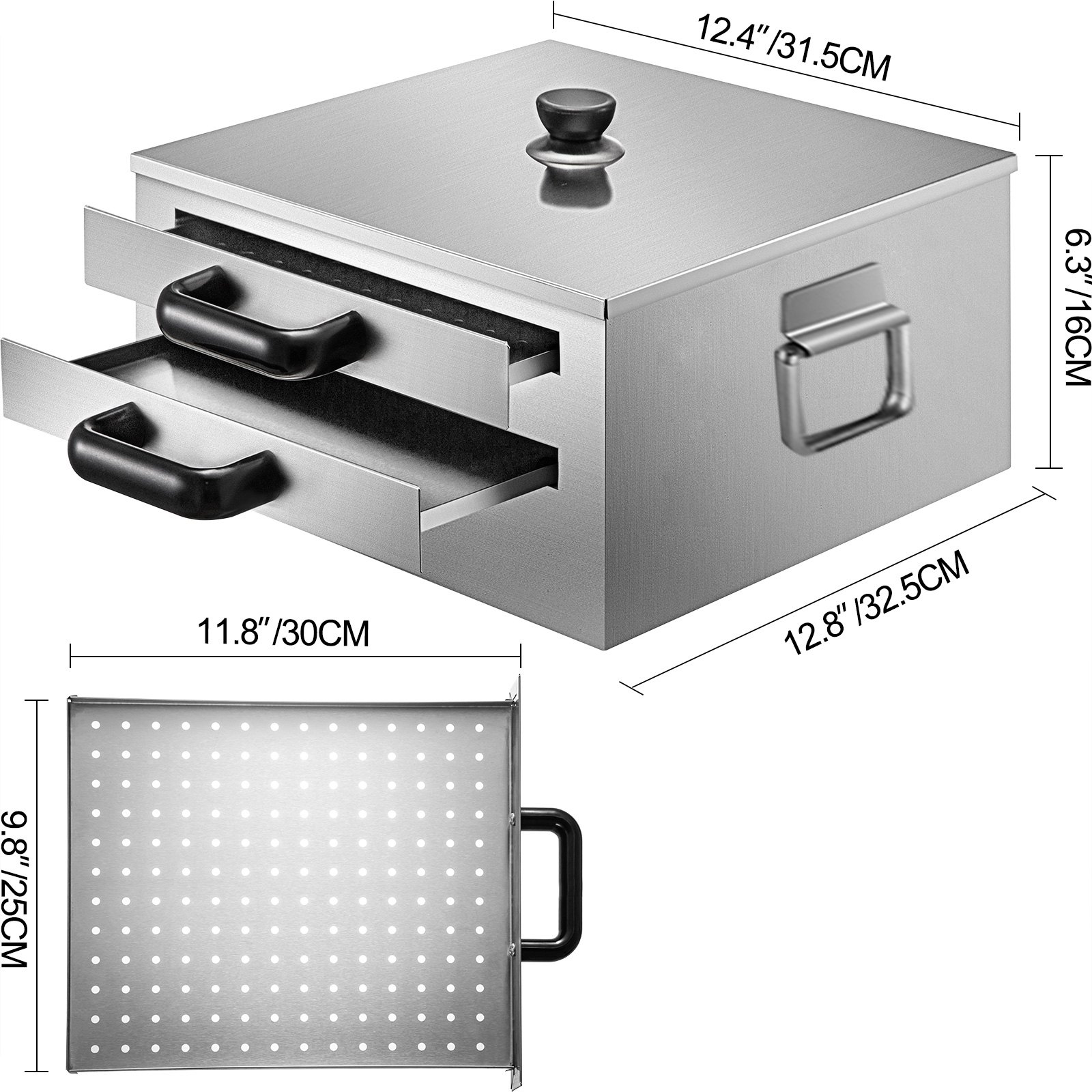 Vevor Cottura A Vapore Di Riso Noodle Roll Da 2 Strati Macchina Riso Roll Maker