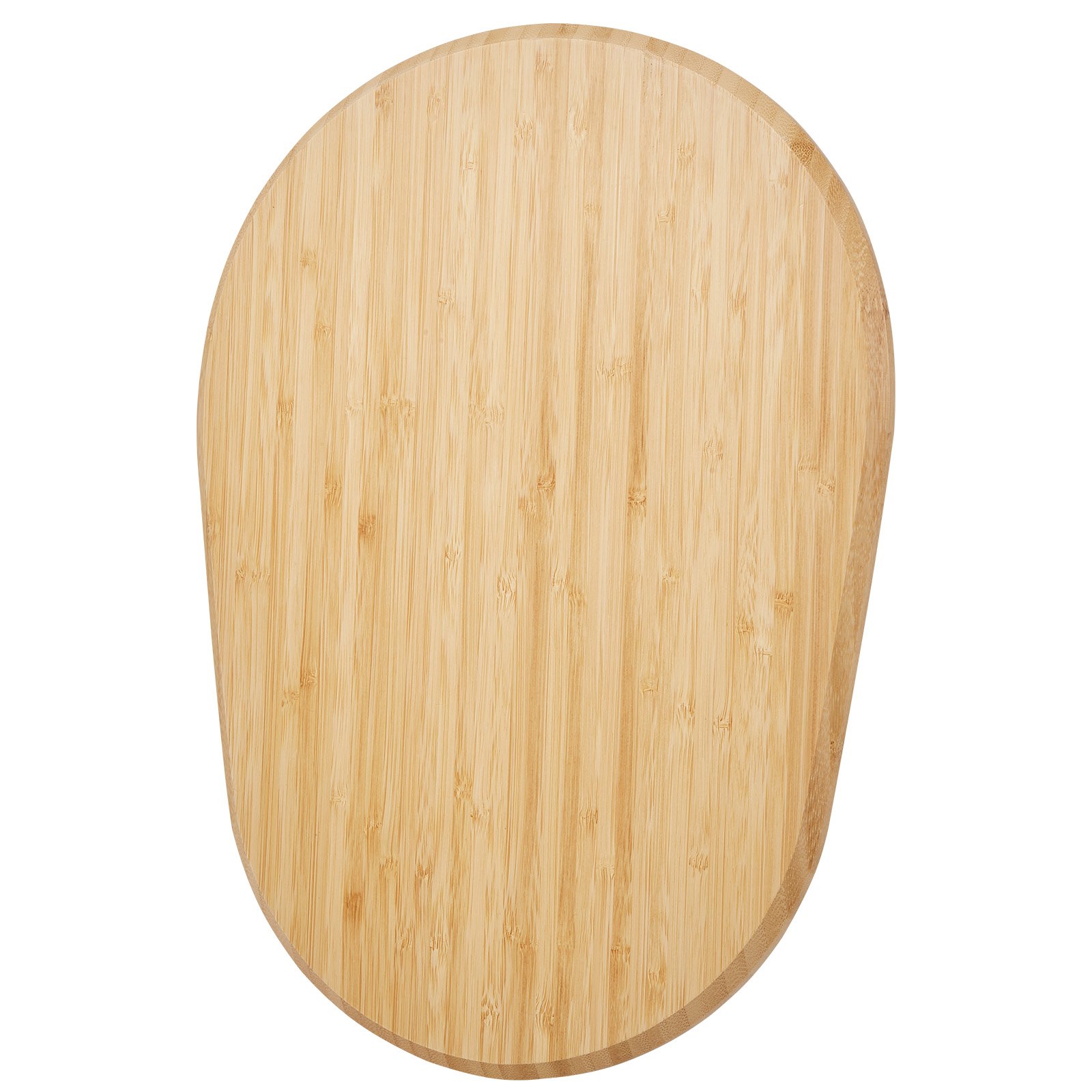 VEVOR oval board, 399x282x23 mm, base compatible with stand mixers, bamboo board with PTFE feet, prevents steam damage to cabinets, wooden board, ideal for food processors