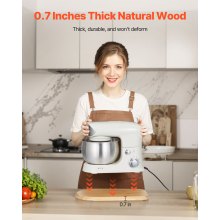 VEVOR Vassoio per Miscelatore Robot da Cucina 368x239mm Carico max. 18kg