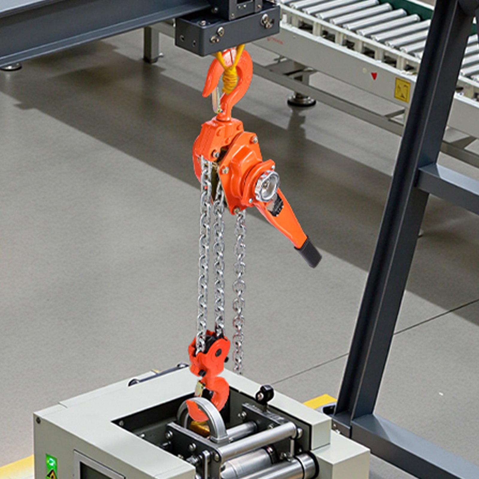 VEVOR Manual Lever Chain Hoist, 6T 6000KG Capacity Heavy Duty Come Along, 6M Lift G80 Alloy Steel Chain With Dual Pawl Mechanical Brake, 360° Rotating Hooks, for Warehouse Construction Garage