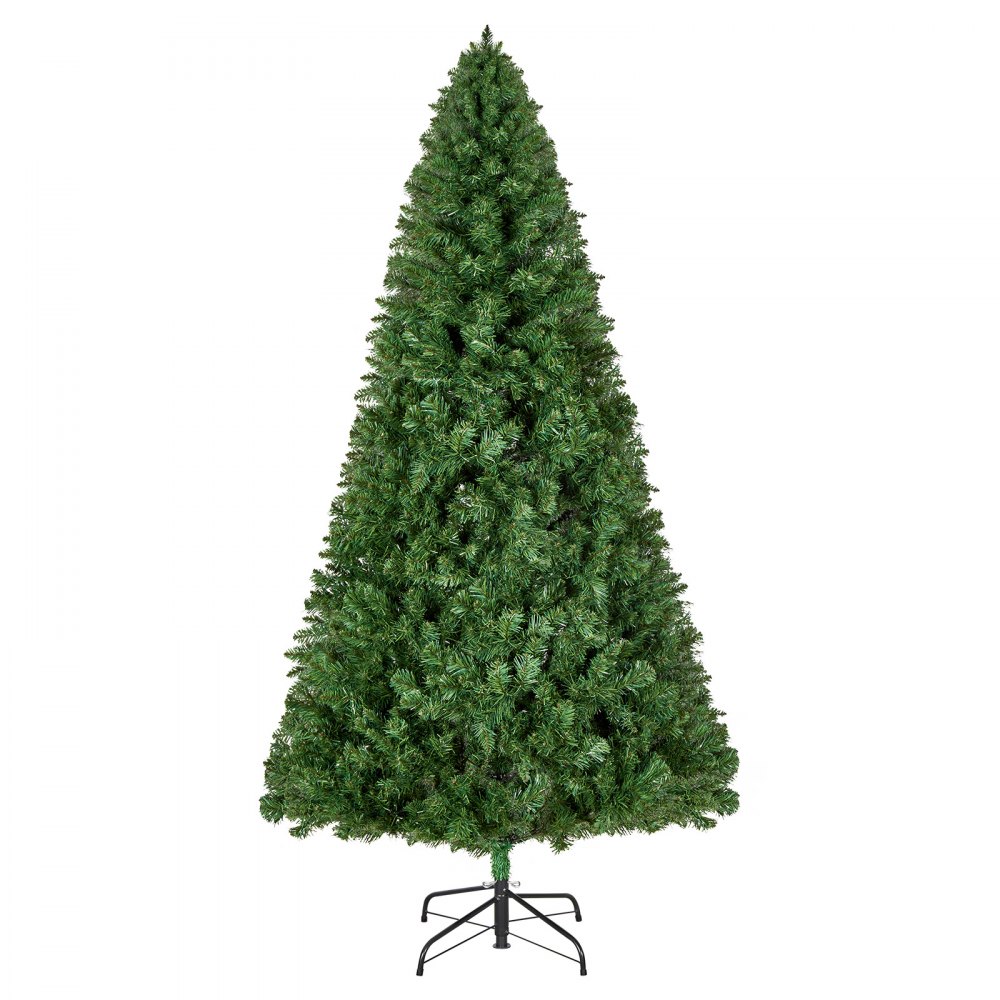 VEVOR Albero di Natale, Albero di Natale Artificiale da 2,2 m, Decorazioni Natalizie Complete con 1346 Punte di Rami e Robusta Base in Metallo per Decorazioni per Casa, Feste, Uffici