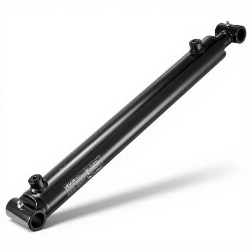 VEVOR Cilindro Idraulico a Doppio Effetto Corsa 406 mm 4 Tonnellate 24 Mpa Per Escavatori, Trattori Macchina Agricola, Cilindro a Spinta e a Trazione, Alesaggio 50,8 mm, Pressione Nominale 20 MPa