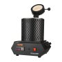 VEVOR Forno di Fusione per Oro, Forno di Fusione Elettrico Digitale da 1350 W, 2102 ℉/1150 ℃ con crogioli di Grafite da 1 kg e 3 kg per la Fusione di Oro, Argento, Rame, Alluminio