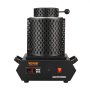 VEVOR Forno di Fusione per Oro, Forno di Fusione Elettrico Digitale da 1350 W, 2102 ℉/1150 ℃ con crogioli di Grafite da 1 kg e 3 kg per la Fusione di Oro, Argento, Rame, Alluminio