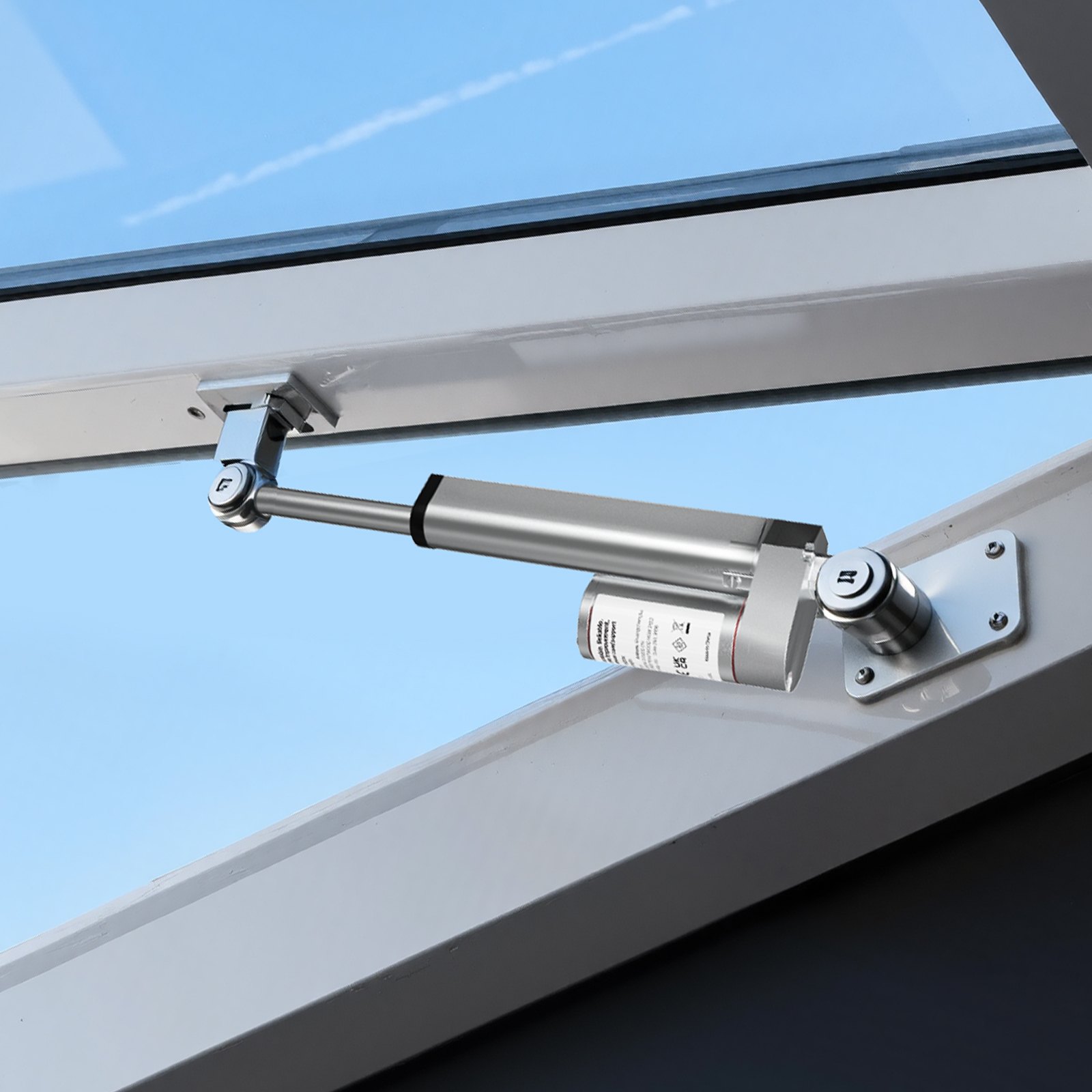 VEVOR Attuatore Lineare 12V, Attuatore Lineare Impermeabile IP54 con Corsa 101,6 mm, 15 mm/s, Attuatori di Movimento 1000 N con Staffe di Montaggio per Scrivania Elevatrice, Poltrone Reclinabili