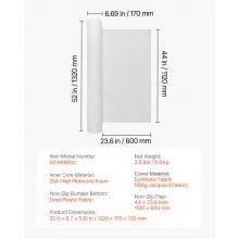 VEVOR Paracolpi per Letto per Bambini 1320 mm in Schiuma Antiscivolo Leggero