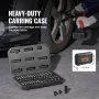 VEVOR Set di Bussole a Impatto da 1/4", Set di Bussole Profonde e Basse 48 pezzi SAE 3/16"-9/16" e Metriche 4-15 mm, Acciaio Legato Cr-Mo a 6 Punte per Riparazioni Auto, Marcature Dimensioni