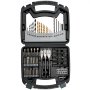 VEVOR Set di Punte da Trapano 101 Pezzi, Set di Punte da Trapano e Cacciavite, Set di Punte da Cacciavite Adatte per Foratura di Metallo, Kit Combinato Assortiti in Custodia per Trasporto Organizzata