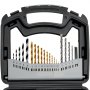 VEVOR Set di Punte da Trapano 101 Pezzi, Set di Punte da Trapano e Cacciavite, Set di Punte da Cacciavite Adatte per Foratura di Metallo, Kit Combinato Assortiti in Custodia per Trasporto Organizzata
