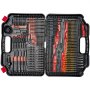 VEVOR Set di Punte da Trapano 246 Pezzi, Set di Punte da Trapano e Cacciavite, Set di Punte da Cacciavite Adatte per Foratura di Metallo, Kit Combinato Assortiti in Custodia per Trasporto Organizzata