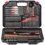 VEVOR Set di Punte da Trapano 246 Pezzi, Set di Punte da Trapano e Cacciavite, Set di Punte da Cacciavite Adatte per Foratura di Metallo, Kit Combinato Assortiti in Custodia per Trasporto Organizzata