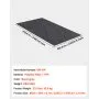 VEVOR Tappetino Garage 2235,2x5181,6x2,4 mm Tappetino Antiscivolo Impermeabile Protezione Acqua Neve Pioggia Fango Olio per Auto con Supporto in TPE Anti-Perdite, Facile da Pulire, Tagliare, Vari Usi