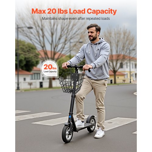 Panier Vélo Avant Avec Housse - 31x26x22cm - Plastique PP - Homme - Neuf