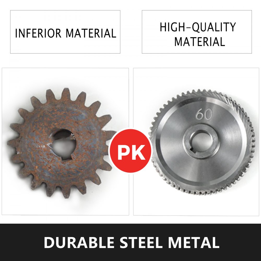 9 Pezzi Ingranaggi Metallici Mini Tornio Ingranaggio Utensile Mano Destra