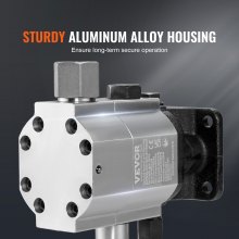 VEVOR Pompa Spaccalegna Idraulica, 13GPM, Pompa Spaccalegna in Legno a 2 stadi 3000PSI, Ingresso 1'' Uscita 1/2'' NPT 3600 Giri/min Pompa Idraulica a Ingranaggi in Alluminio, per Spaccalegna