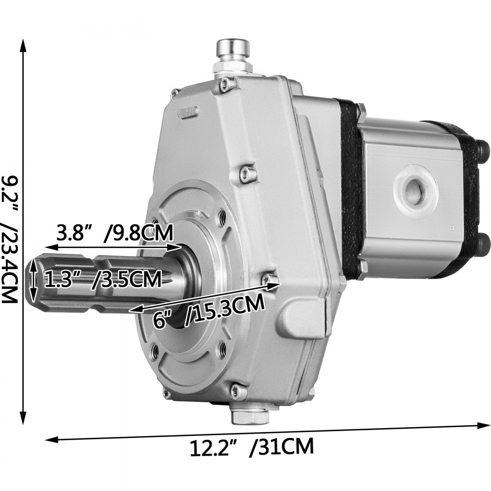 Pompa Idraulica Pto 540 Giri/min Pompa Pto Idraulica A Tubo Lungo 20cc 40l