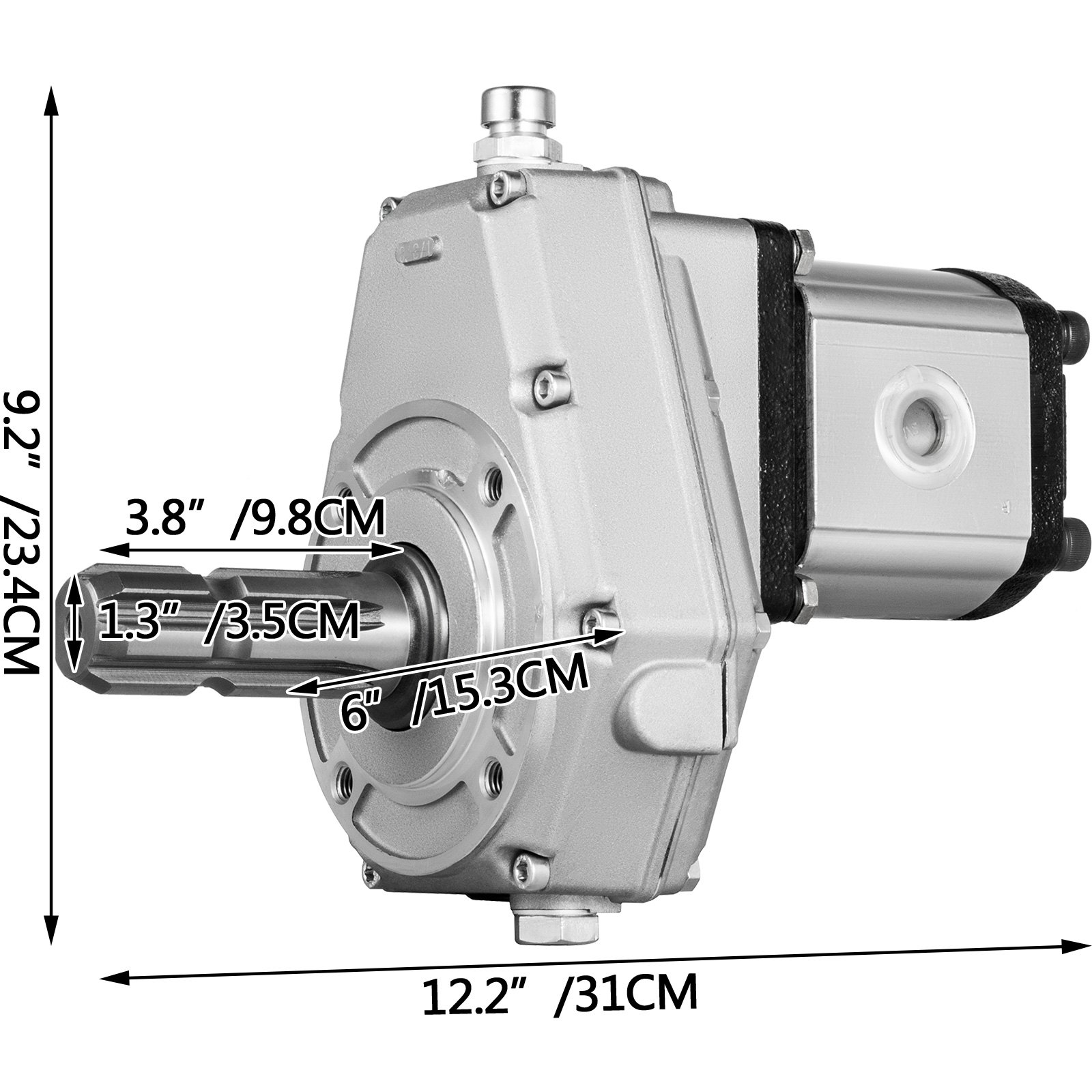 Pompa Idraulica Pto 540 Giri/min Pompa Pto Idraulica A Tubo Lungo 20cc 40l