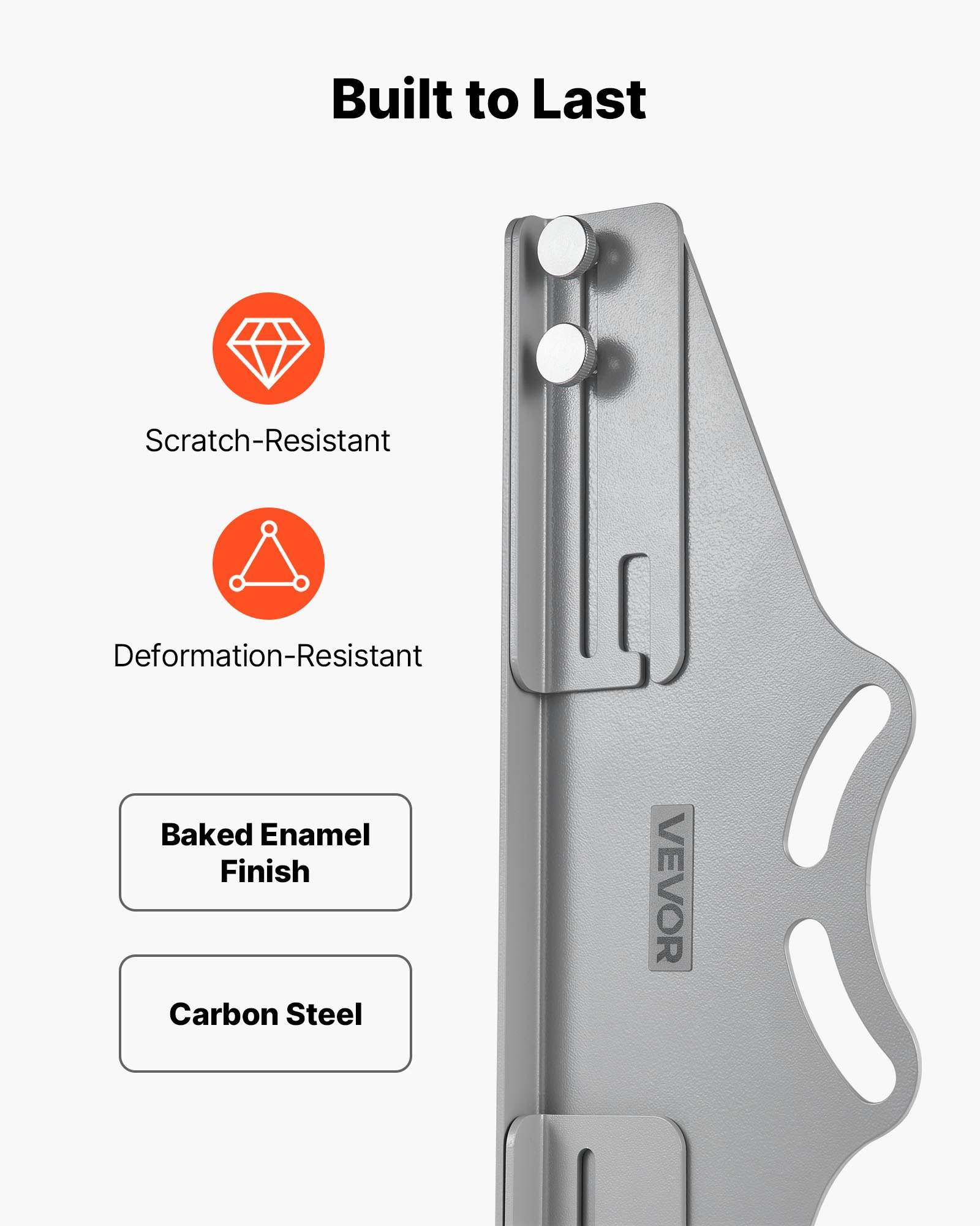 VEVOR Kit per Allineamento delle Ruote, Strumento di Misurazione Assali, Piastre di Misurazione Campanatura in Acciaio al Carbonio con Goniometro Digitale, Strumenti di Precisione per Auto, Camion