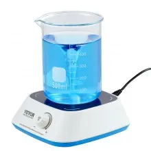 VEVOR Kit piastra di agitazione con agitatore magnetico 0-2000 RPM Velocità regolabile Max 3000 ml