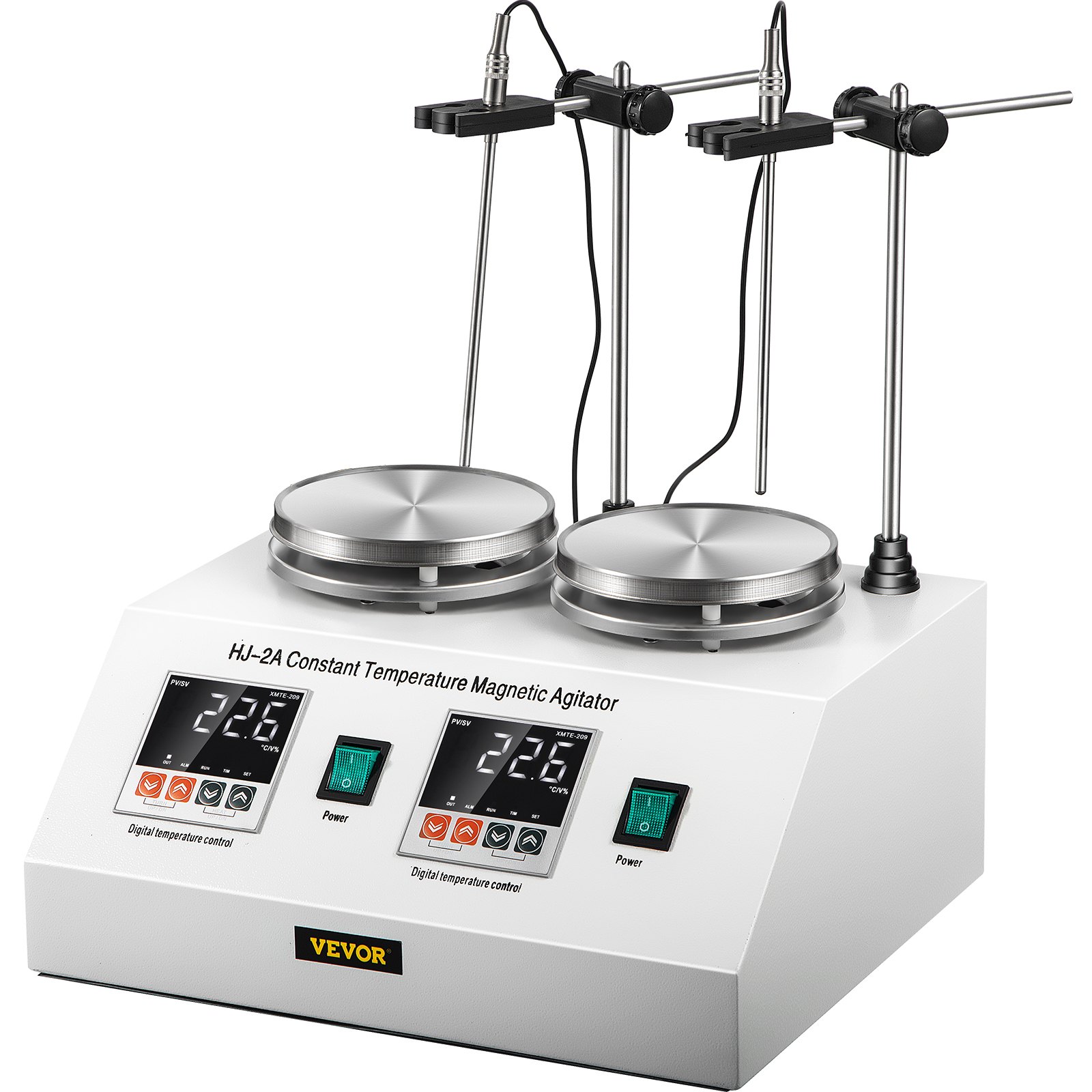 Agitatore Magnetico Con Piastra Riscaldante A 2 Teste Macchina Per Mescolare