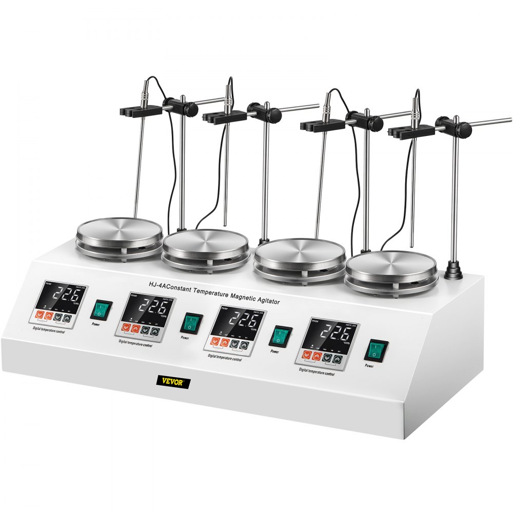 Agitatore Magnetico 4 Unità Termostatico Miscelatore Con Barre Di Agitazione