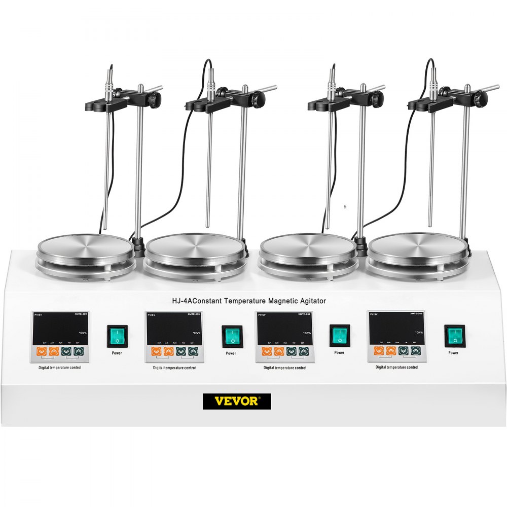 Agitatore Magnetico 4 Unità Termostatico Miscelatore Con Barre Di Agitazione