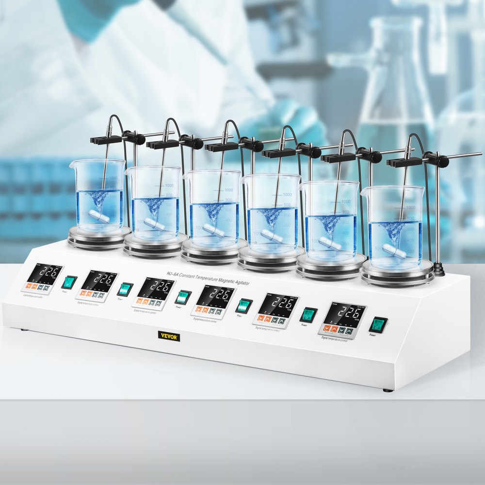 Agitatore Magnetico Magnetic Stirrer Termostato Ancoretta Riscaldamento 1000ml