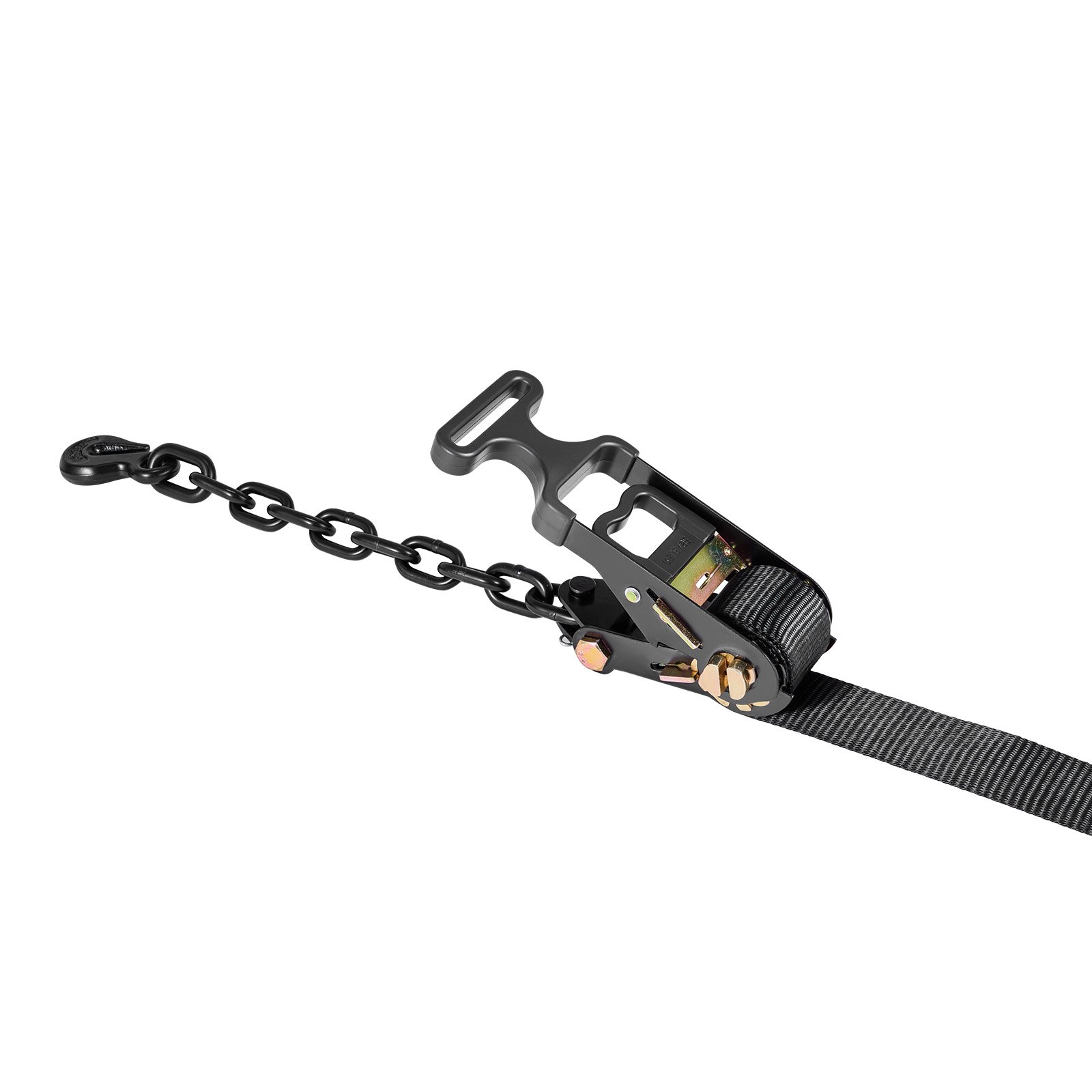 VEVOR Cinghie di Fissaggio per Pneumatici 50,8 x 3048 mm con Ganci per Impieghi Gravosi Resistenza alla Trazione di 4540 kg Capacità di Carico di 1512 kg, Cinghie di Tensionamento per SUV Rimorchi