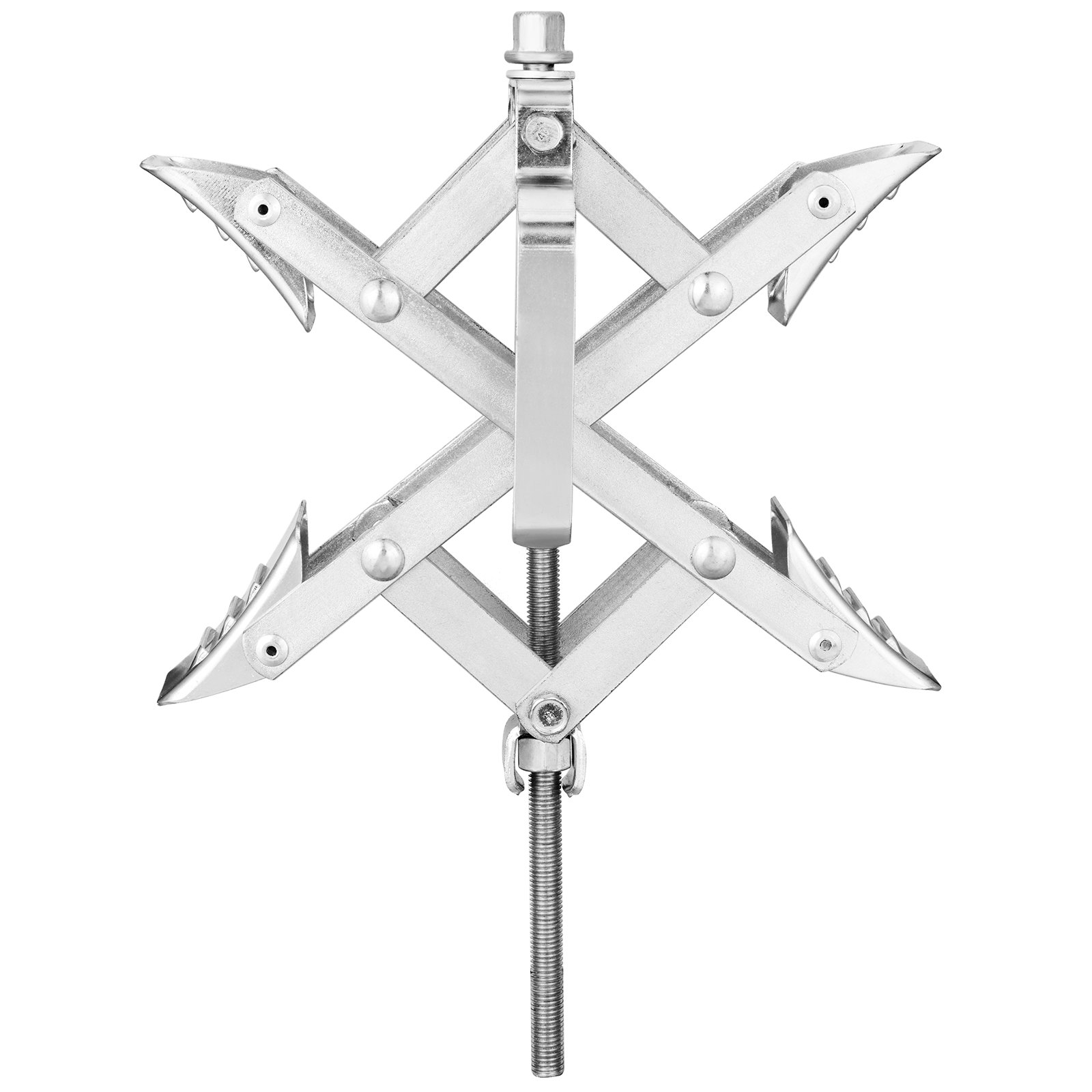 VEVOR Zeppa per Ruota per Camper, Zeppa per Ruota per Camper a Forma di X, Adatta per Spazio per Pneumatici da 1,5" a 10", per Camper, Rimorchi da Viaggio, Camion