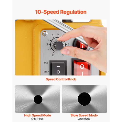 Trapano Magnetico, Motore da 1400 W Trapano a Colonna Elettrico Magnetico 12500 N Diametro di Foratura di 40 mm Velocità a Vuoto di 800 giri /min Macchina per Foratura per Superfici Metalliche | IT