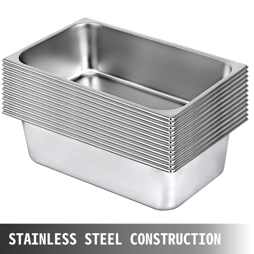 Gn 1/1 Contenitore Gastronorm 12 Pezzi 530x325mm Profondo 150mm Alimentare