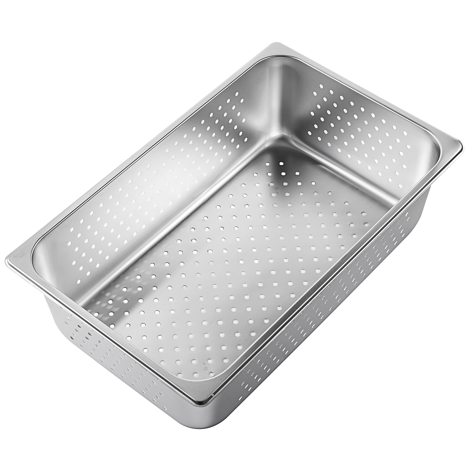 Vassoio Rettangolare Perforato 53x32,5x15cm Vassoio Con Buchi In Acciaio 4 Pcs