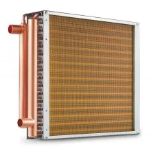 VEVOR Scambiatore di Calore Acqua-Aria 40,64 x 40,64 cm 3 Ranghi 242 Alette