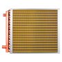 VEVOR Scambiatore di Calore Acqua-Aria 457 x 457 mm, Serpentina HVAC con Tubi in Rame e Alette in Alluminio, Fino a 120K BTU, per Riscaldamento Idronico, Caldaie a Legna e Sistemi di Raffreddamento